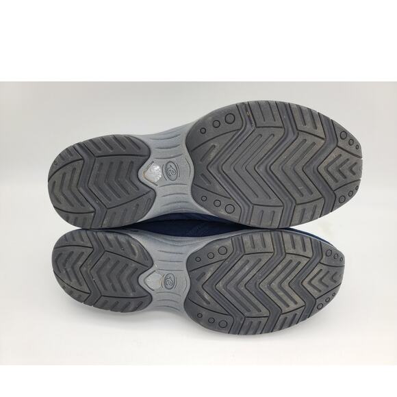 Easy Spirit Women 8.5M TShuffle Blue Suede Ankle Bootie 2-Zip Closure Flat Shoe - Picture 7 of 7